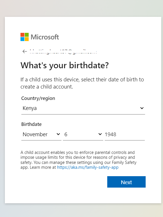 Enter your personal details 