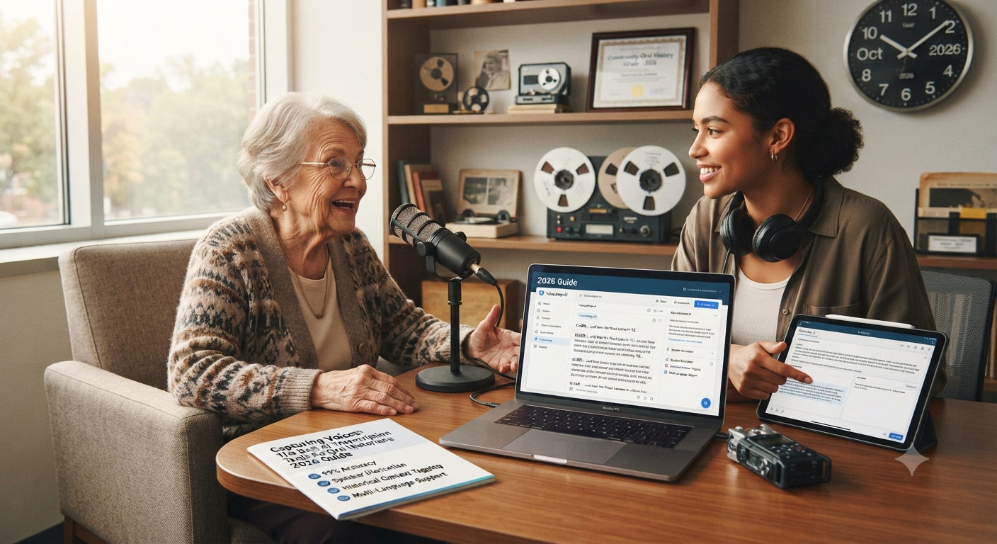 Capturing Voices: The Best AI Transcription Tools for Oral Historians (2026 Guide)