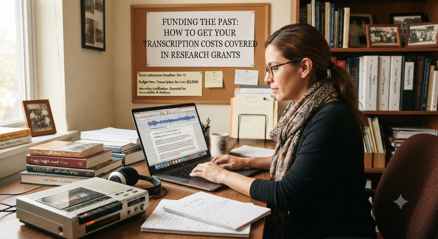 Funding the Past: How to Get Your Transcription Costs Covered in Research Grants