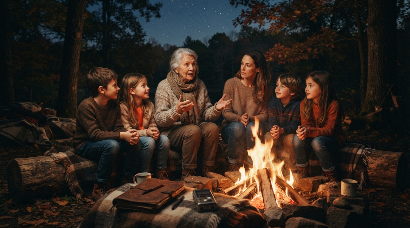 Whispers around the Fire: What Halloween Stories Teach Us about Oral History